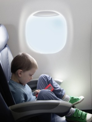 Child travellers: The problem now is how to keep them grounded.