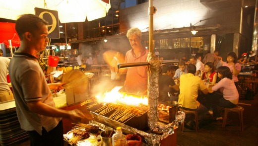 Lau Pa Sat Hawker centre, Singapore.