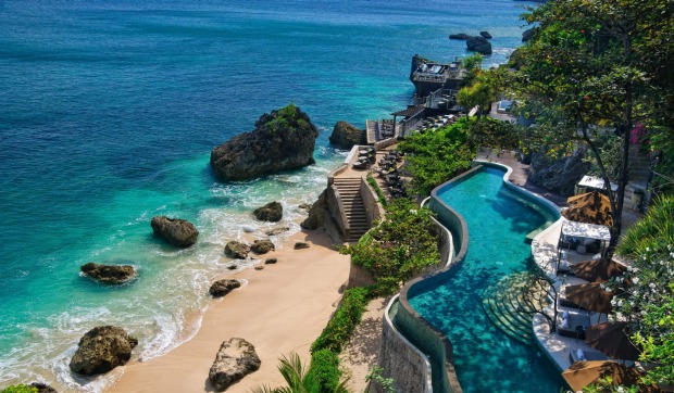 Ayana Resort in Jimbaran Bay, Bali.