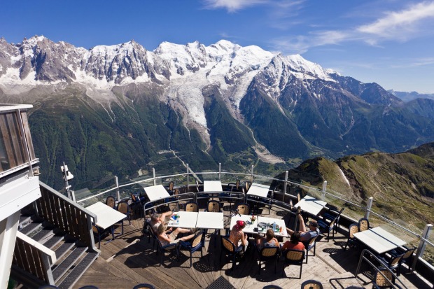 Restaurant Le Panoramic, Chamonix, France.