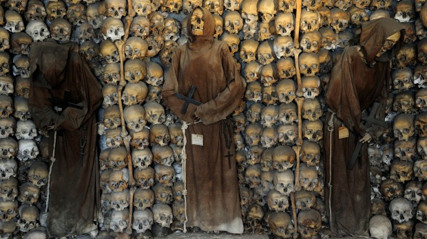 Capuchin Crypt: The Capuchin crypt under the Church of Santa Maria della Concezione at Via Veneto 27 is made up of ...