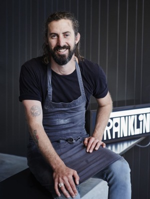 Franklin David Moyle is head chef at The Stackings at Peppermint Bay, Tasmania.