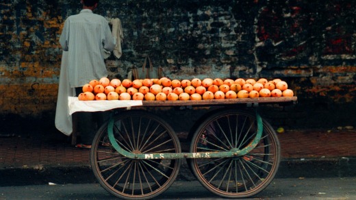 Mangoes for sale in Mumbai.