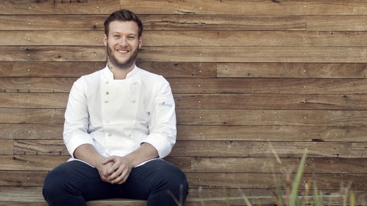 Chef Lachlan Colwill from Hentley Farm.