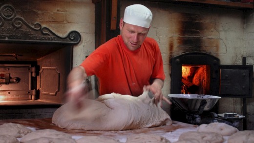 A stop for sourdough at Trentham's Red Beard Bakery is a must for Shane Delia.