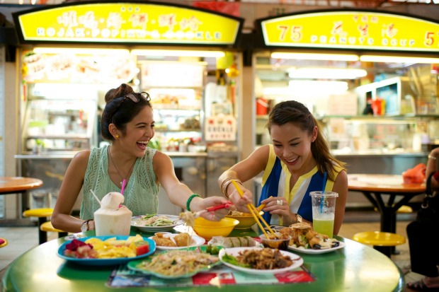 Foodie heaven: Delicious food is abundant in Singapore.