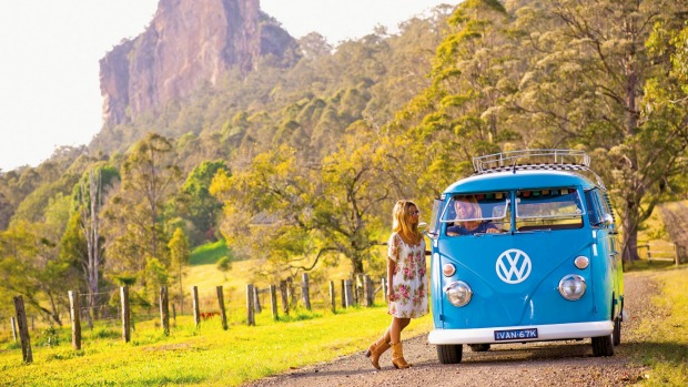 The Rainbow Region of Nimbin Rocks attracts the free-spirited.