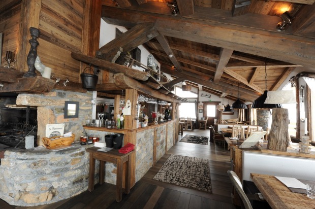 Restaurant Le Panoramic, Chamonix, France.