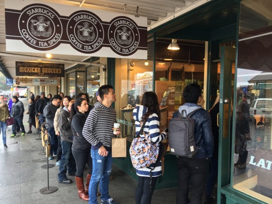 "It's a love-hate thing," says Val, our guide on the Seattle Coffee Crawl walking tour. "Plenty of people in Seattle ...