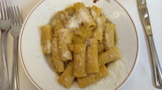 Flavio al Velavevodetto's carbonara.