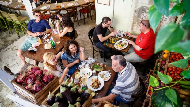 Machneyuda restaurant, Jerusalem, Israel.