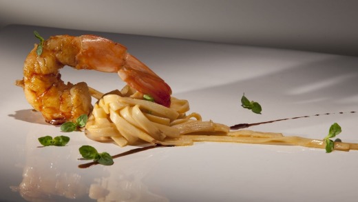 Fettucine de palmito dish by Alex Atala.