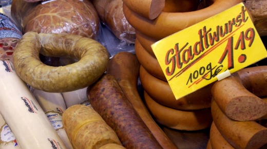 There are more than 1500 different types of sausage in Germany. Pick them up sizzling hot from food trucks.