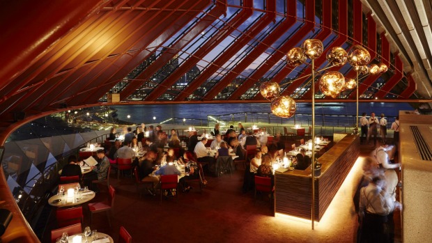 Bennelong restaurant at the Opera House.