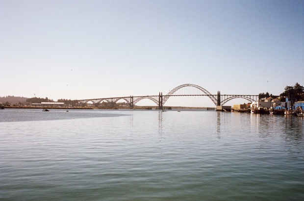 Newport Bay and Bridge, Oregon.