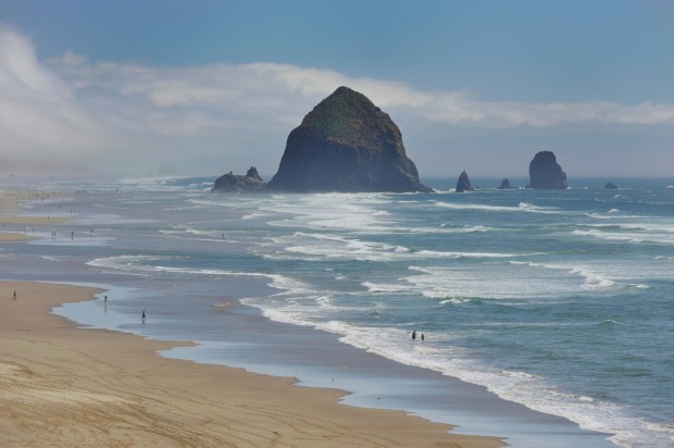 Haystack Rock, Cannon Beach, Oregon.