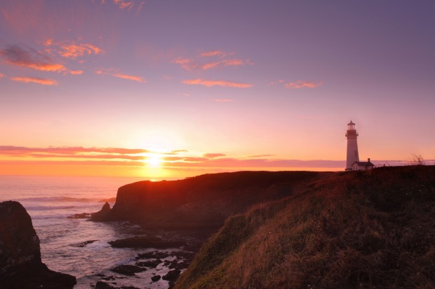 Yaquina Head Lighthouse, Newport, Oregon.