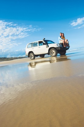 Great Beach Drive is about as close as you can get to the sea in with four wheels without getting wet.