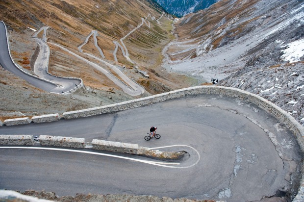 STELVIO PASS, ITALY: Not for the faint-hearted, this legendary piece of road straddling the Swiss/Italian border with ...