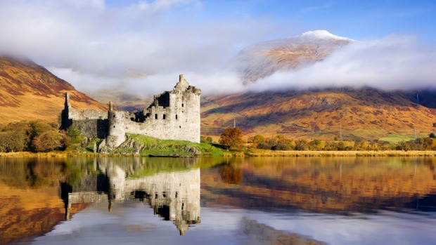 Kilchurn Castle, Loch Awe, Argyll, Scotland.