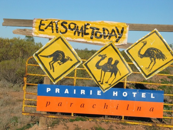 Parachilna. Nothing is wasted in the Flinders Ranges in outback South Australia - a feral mixed grill with kangaroo ...