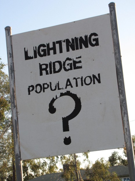 Lightning Ridge. Finding the town of Lightning Ridge - also famous for its opals - in outback NSW is not so difficult, ...