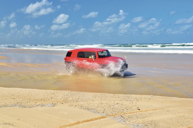 You can't beat the freedom of a drive along the hidden beaches of the Sunshine Coast.