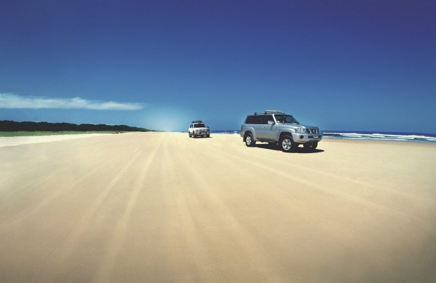 Mid-week, mid-winter, there's only a handful of others on the beach.