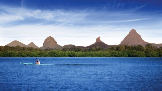 Glasshouse Mountains.