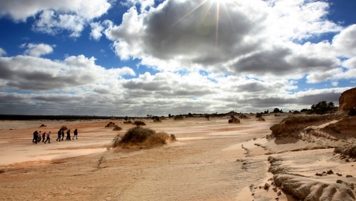 Big skies and bigger stories: Mungo National Park.