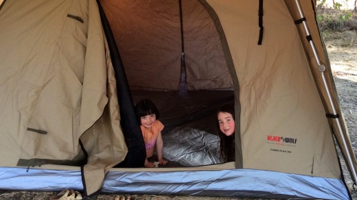 Kids in the Turbo tent at Mornington.