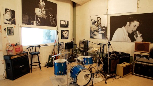 Ready to roll: A music suite at Sun Studios in Memphis, Tennessee.