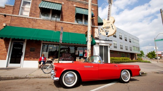 Musical mecca: Sun Studios in Memphis, Tennessee, where Elvis Presley recorded his first hit.