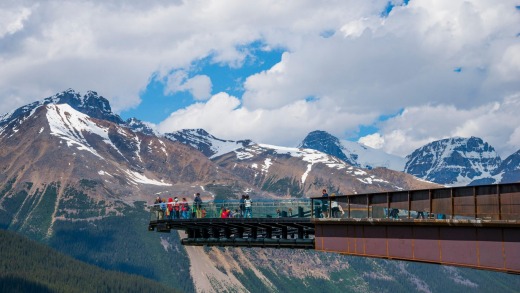 Icy wonderland: Glacier Skywalk has attracted more than 260,000 visitors since it opened in May.