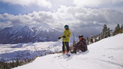 Crested Butte has some of the highest peaks in Colorado.