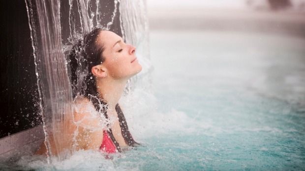 Enjoy the Scandinave Spa at Whistler after a day on the slopes.