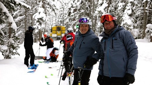 Simon Chen (left) and Pete Hayda.