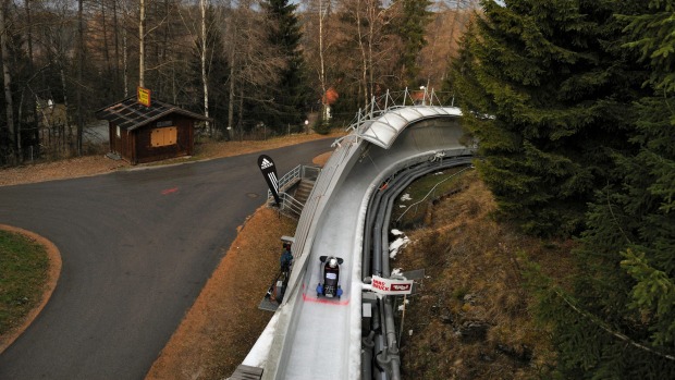 The course at Igls, near Innsbruck, Austria.