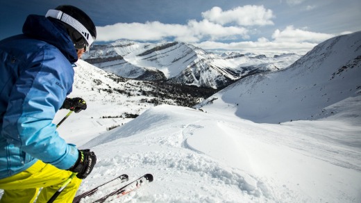 Skiing at Lake Louise