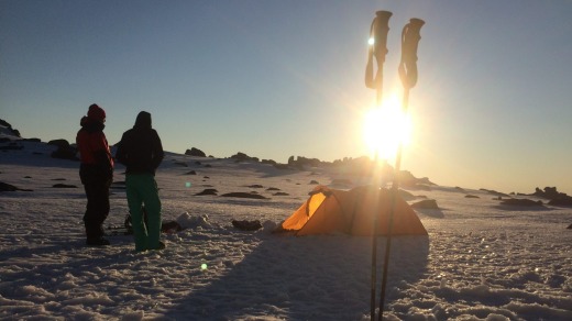 Backcountry skiing, Thredbo.