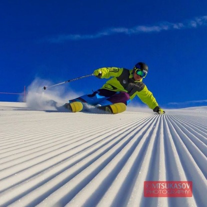 Instagram competition top entries: Hotham carving.