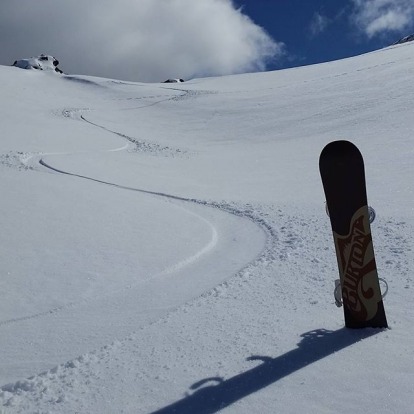 Back country skiing Falls Creek.