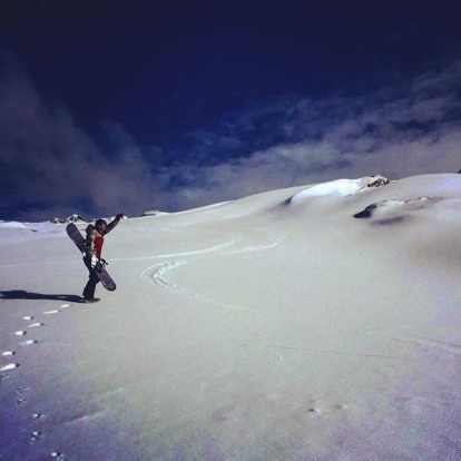 Instagram competition top entries: Hotham carving.
