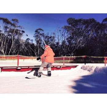 Instagram competition top entries: Hotham carving.