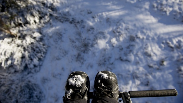 View from a chairlift at Thredbo.