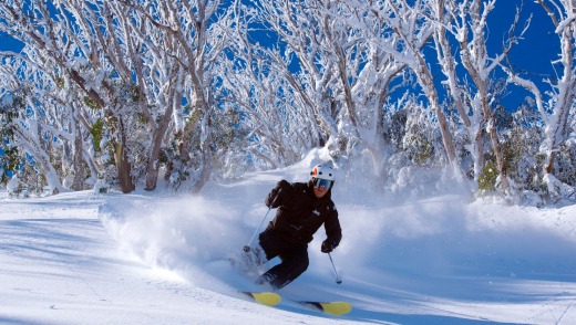 Steve Lee leads his signature back-country tour at Falls Creek.