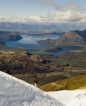 The scenery in New Zealand ski-fields is nearly as good as the skiing.