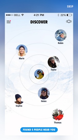 GoSnow geo app: Founded by Aussie entrepreneur, Sean Bellerby, GoSnow is a mobile app that intuitively connects skiers ...