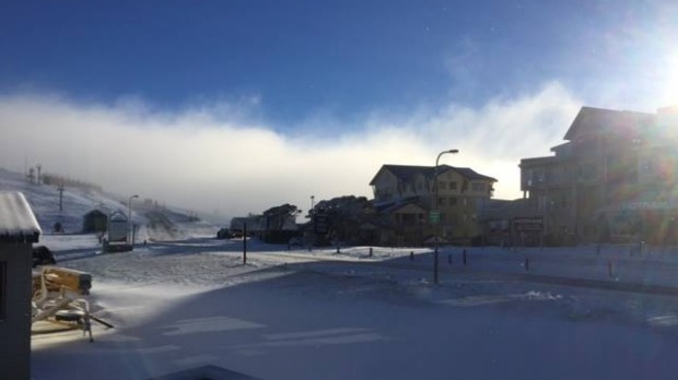 It's snowtime in the Alps, Byron 2, plays in the winter wonderland of Falls Creek today. A series of cold fronts dipped  ...