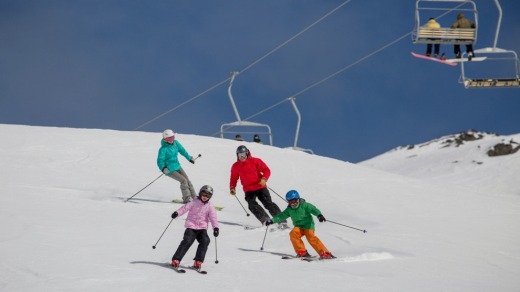 The Remarkables mountain range offers offers superlative skiing and boarding and extraordinary views.